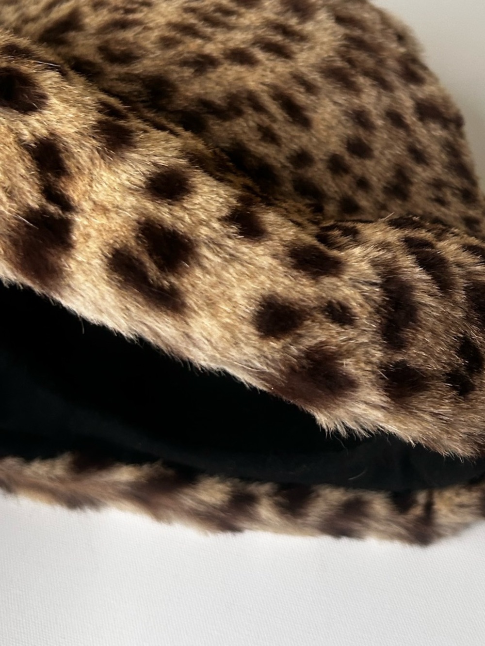 NWT Vintage Fur hat animal Leopard print Furs by Gaylon - Picture 7 of 8